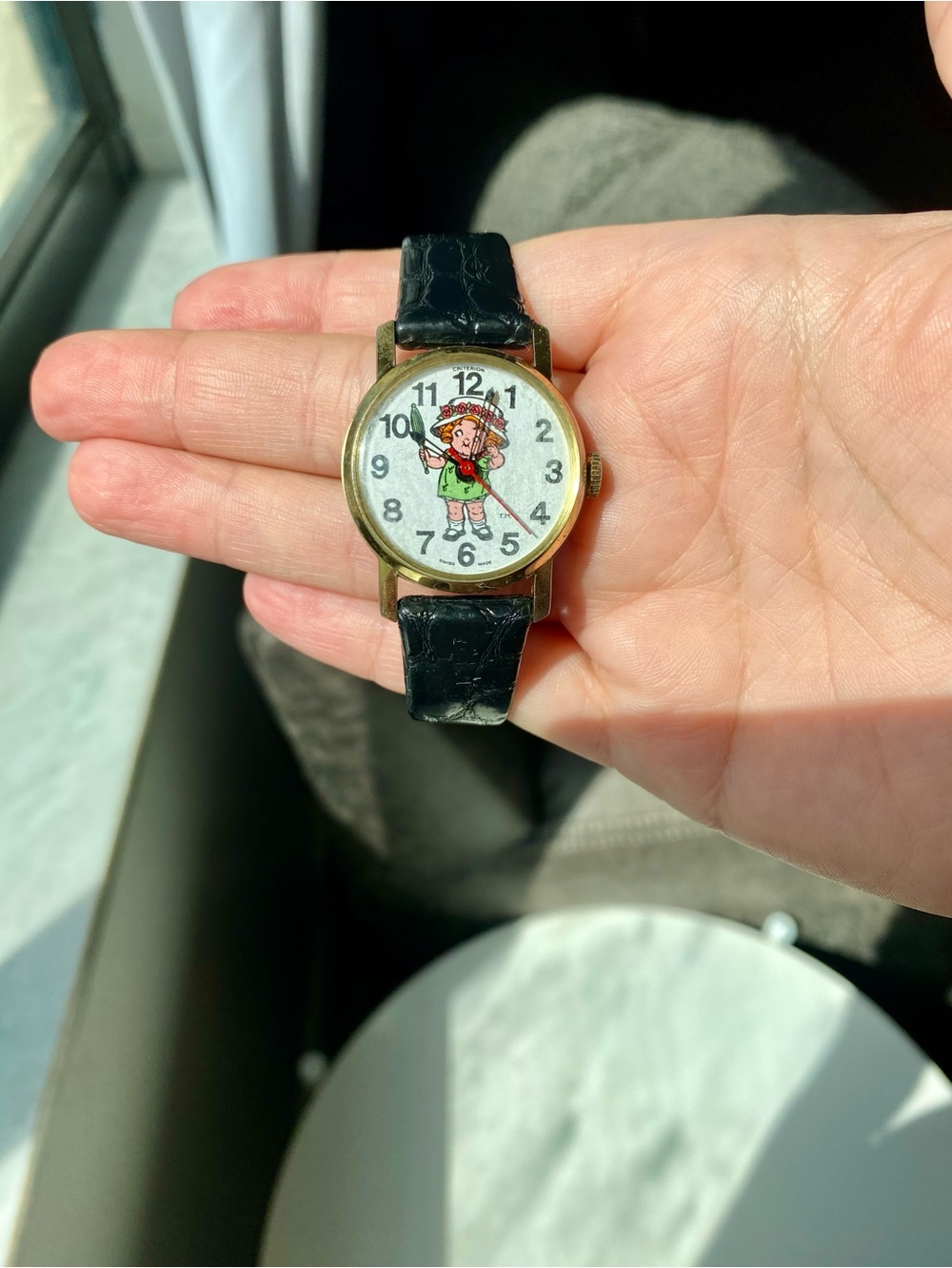 Vintage 1982 Original Edition Campbell Kid Wristwatch/ Working/ New Battery